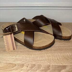 NWT Viking Brown Leather Sandals